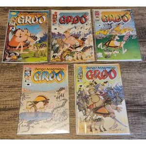 Groo the Wanderer by Sergio Aragones - Lot of 5 Comic Books